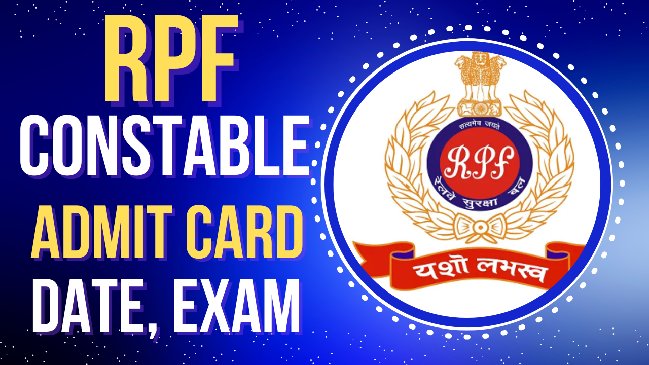 RPF Constable Admit Card